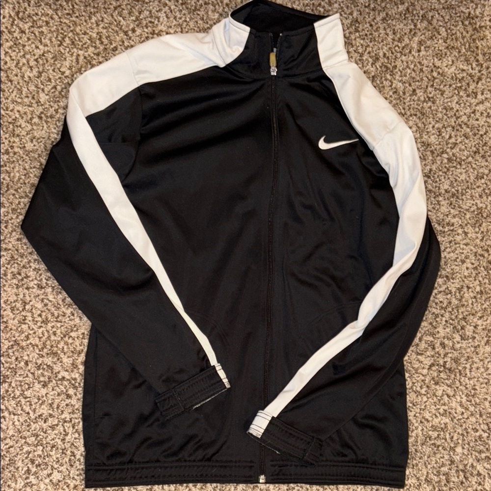 Nike Black and White Track Jacket